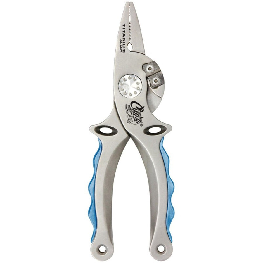 Cuda 7.25 Inch Titanium Alloy Pliers W-sheath And Lanyard