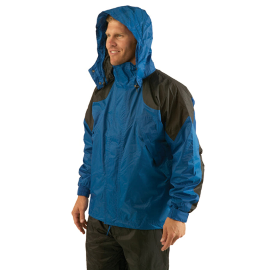 Texsport Amr. Clipper Deluxe Rain Jackets Lg F.green/black