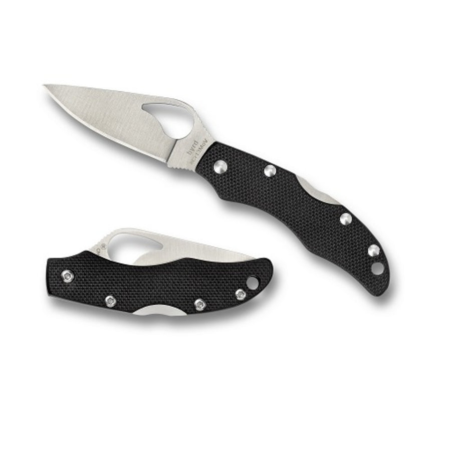 Byrd Finch2 Folder 1.8 In Plain Blade Black G-10 Handle