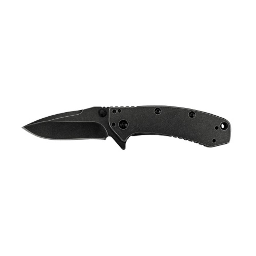 Kershaw Cryo Assisted 2.75 In Black Plain Stainless Handle
