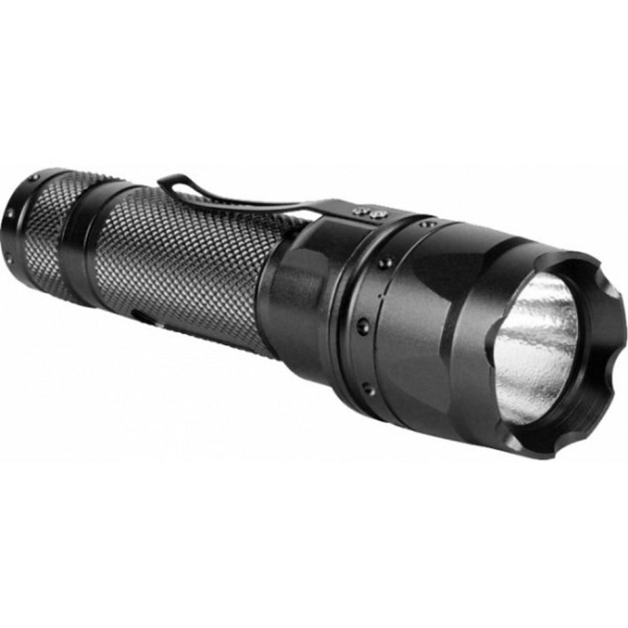 Aim Sports 180 Lumens With Offset Mount Flashlight - Black