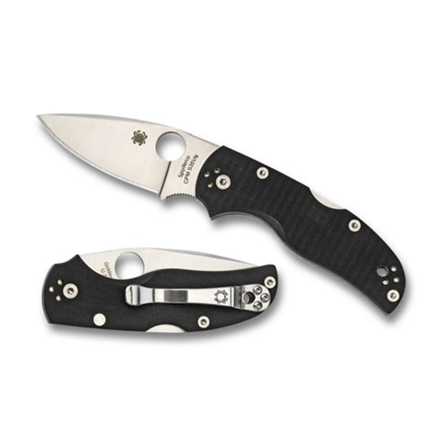 Spyderco Native 5 Folder 3.0 In Plain Black G-10 Handle