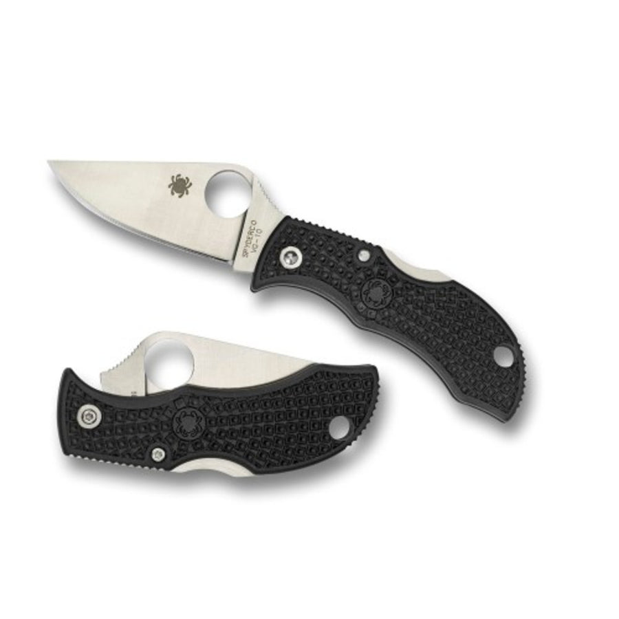 Spyderco Manbug Folder 1.95 In Plain Black Frn Handle