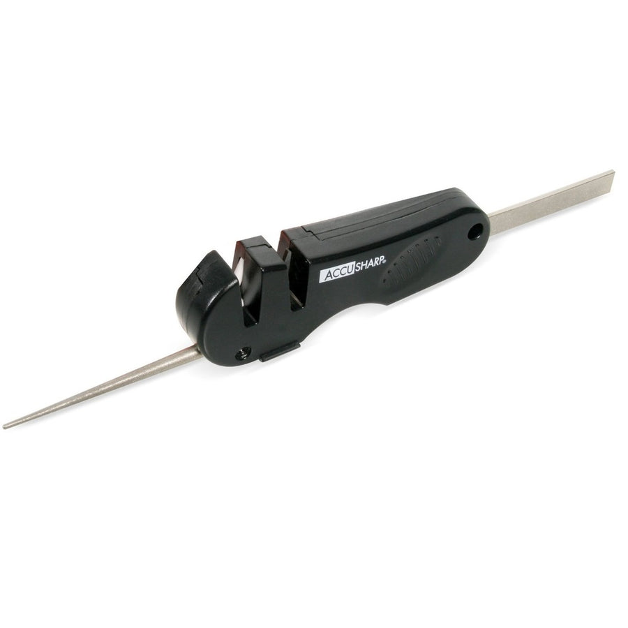Accusharp Black 4-in-1 Knife And Tool Sharpener