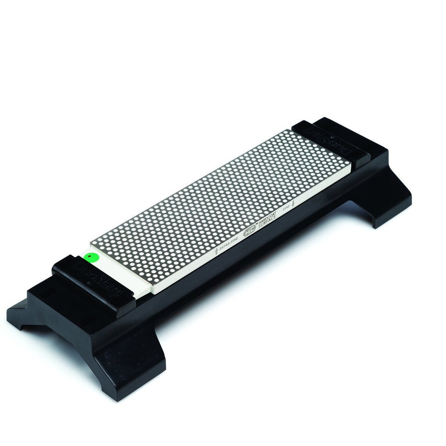 Dmt 8in Duosharp Bench Stone E-f  Hardcoat Surface With Base