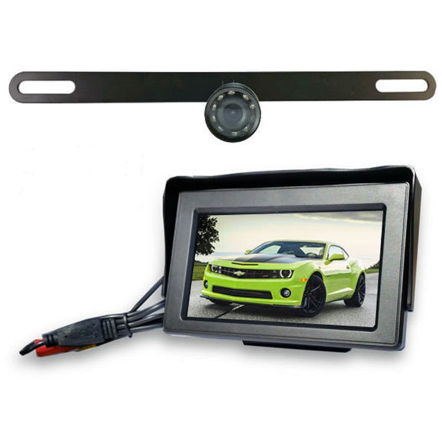 Top Dawg Wired License Plate Backup Wide Angle Hd Camera