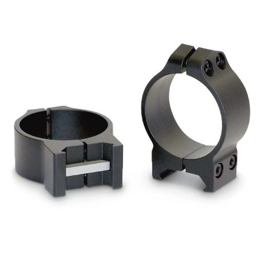 Warne 34mm Permanently Attached - Medium Matte Rings