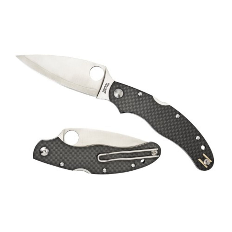 Spyderco Caly 3.5 Folder 3.5 In Plain Carbon Fiber Handle
