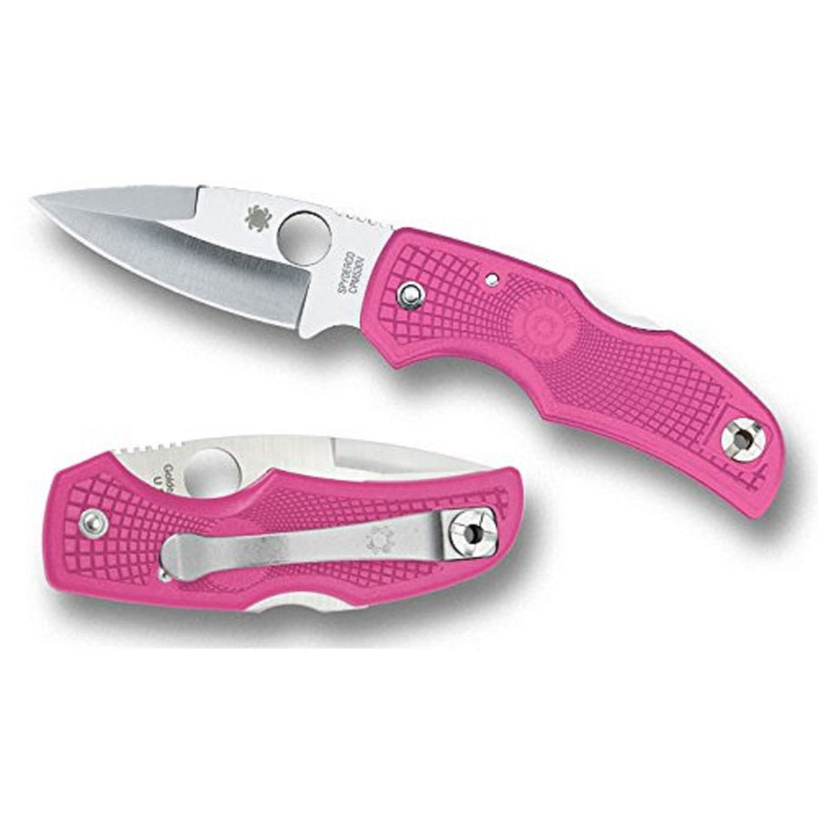 Spyderco Native 5 Folder 3.0 In Plain Pink Frn Handle