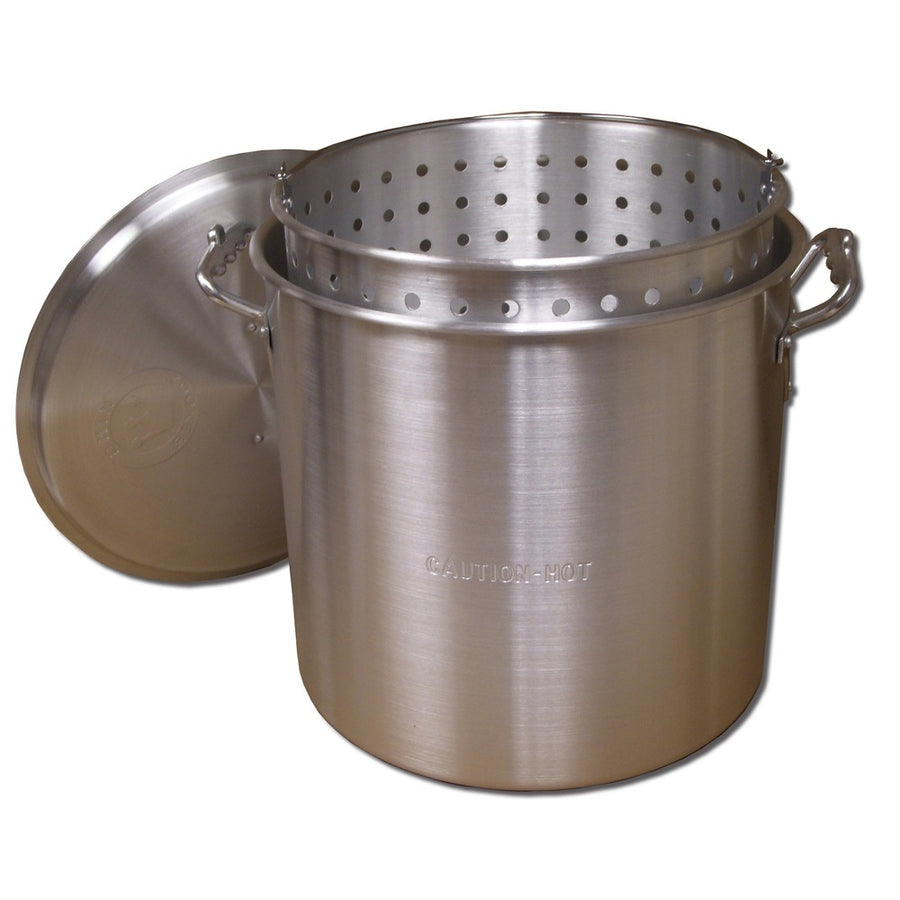 King Kooker  Kk60-60 Qt. Aluminum Pot With Basket And Lid