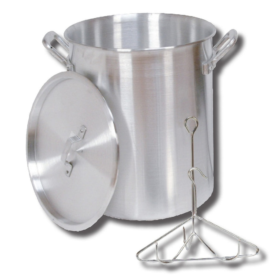 King Kooker  30pk- 30 Qt. Aluminum Turkey Pot - Rack - Lid
