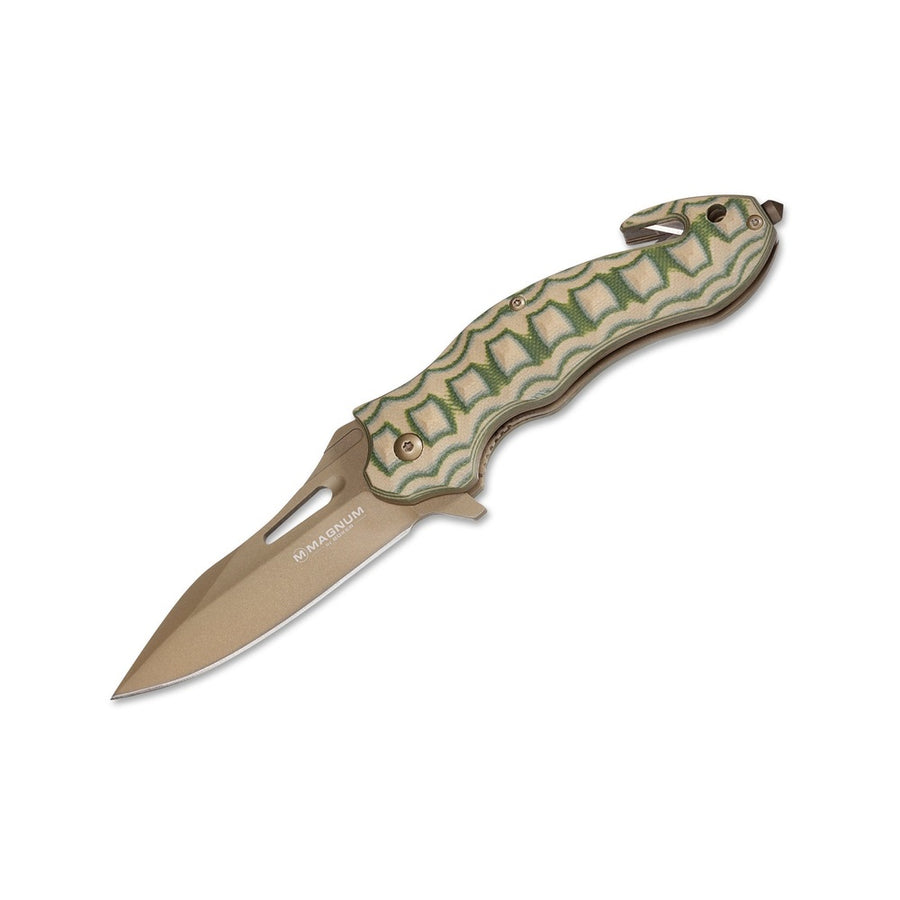 Magnum Delta Romeo Folding Knife-3.38in Blade-two Toned Hndl