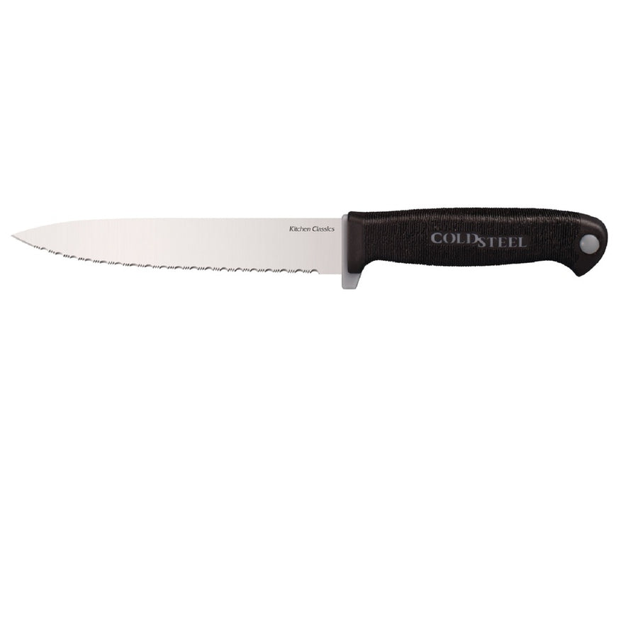 Cold Steel Utility Knife 6.0 In Serrated Polymer Handle