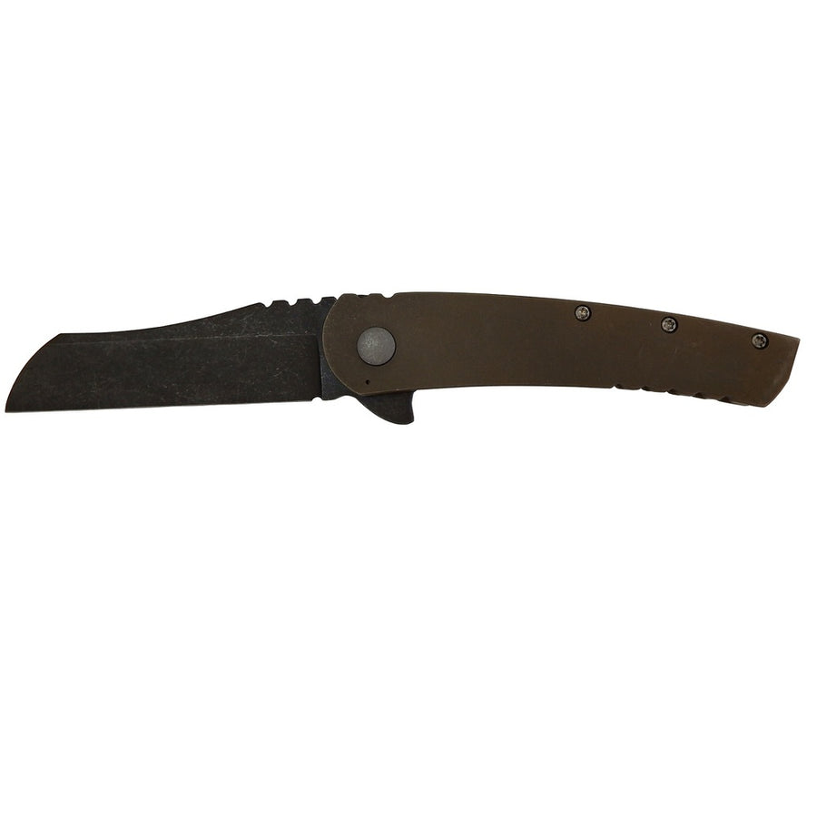 Ontario Carter Prime Folder 3.375 In Blade Titanium Handle