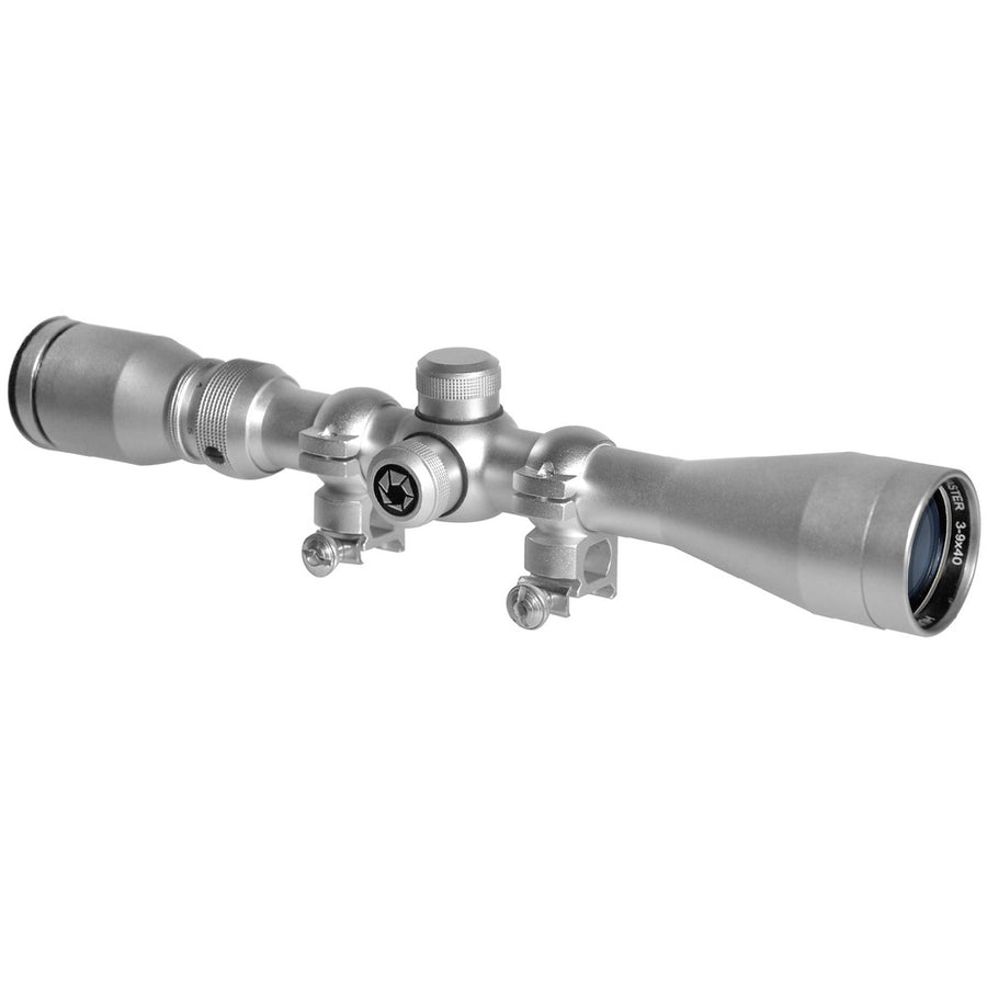 Barska 3-9x40 Huntmaster Scope-silver