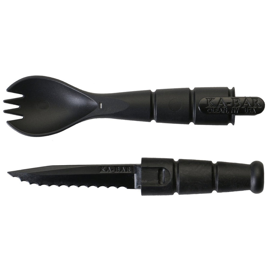 Ka-bar Tactical Spork (spoon Fork Knife) Tool Black