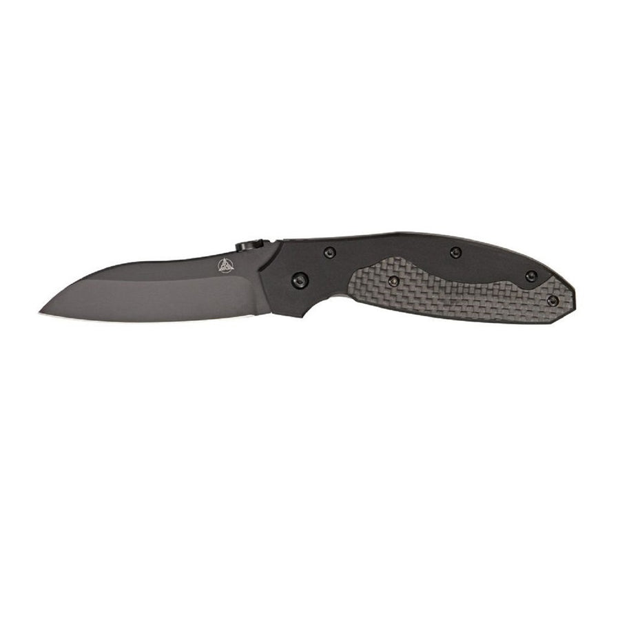 Nemesis Manx Folder 3.0 In Plain Blade 7.15in Overall-black