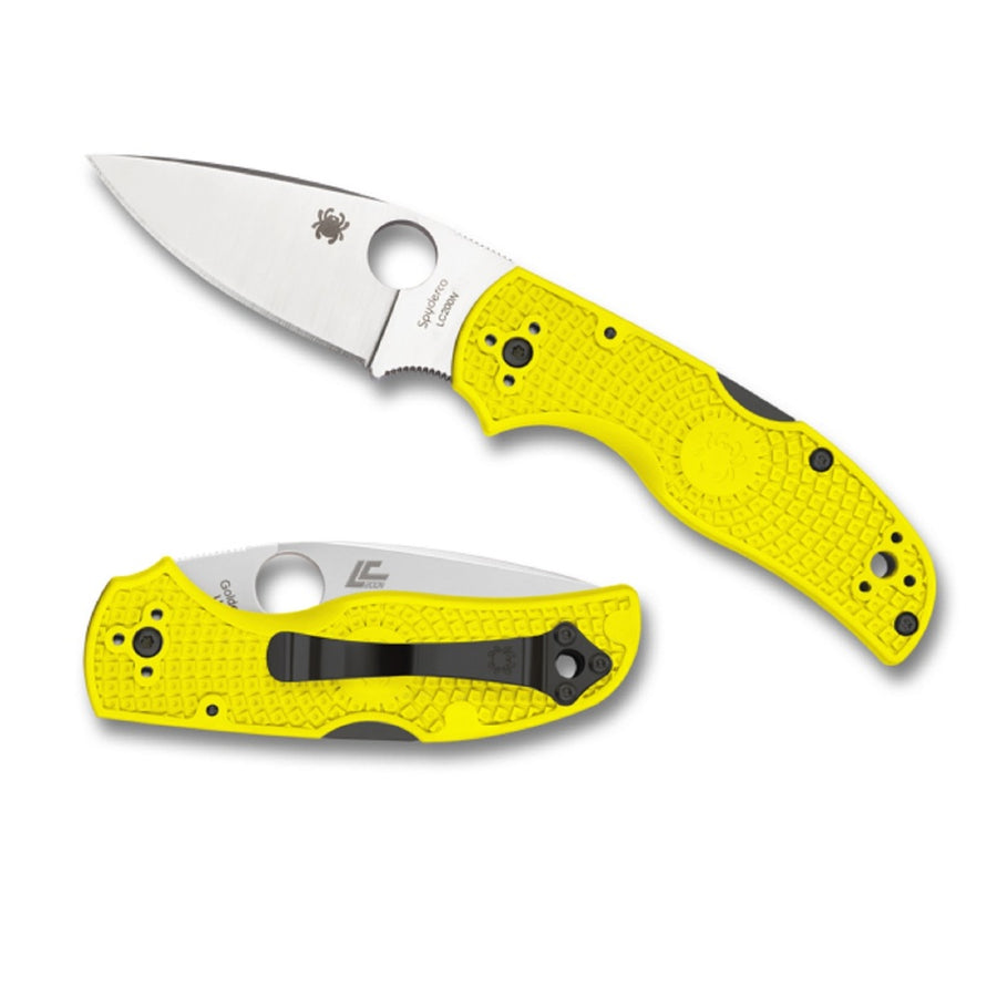 Spyderco Native 5 Folder 3.0 In Plain Yellow Frn Handle
