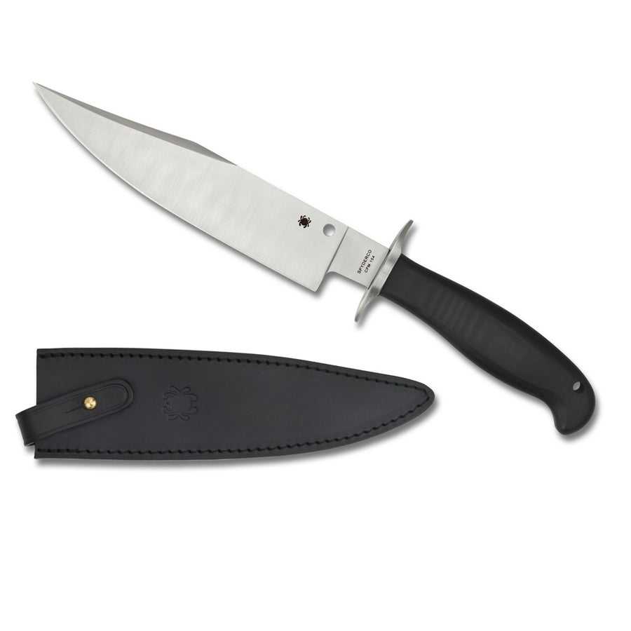 Spyderco Respect 7.94 In Plain Black G-10 Handle