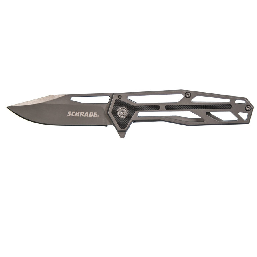 Schrade 1084283 Folder 3.0 In Bead Blast Blade Rubber Handle