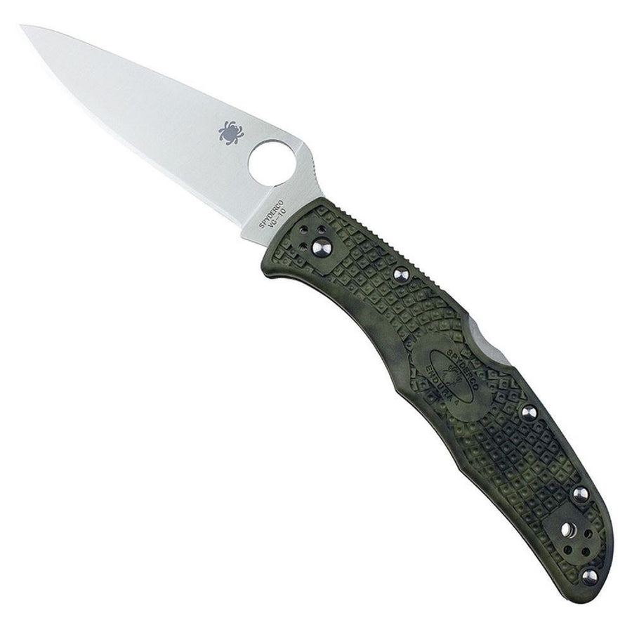 Spyderco Endura 4 Folder 3.75 In Plain Desert Camo Zome Frn