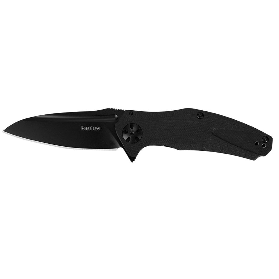 Kershaw Natrix Assisted 3.25 In Black Plain G-10 Handle