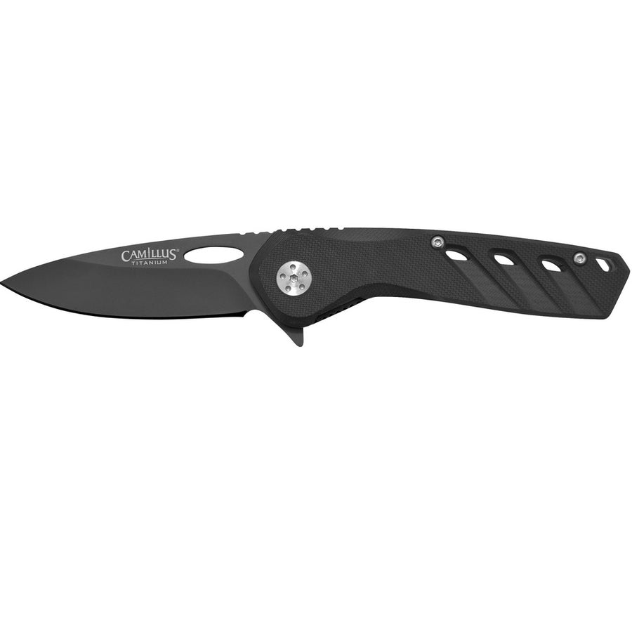 Camillus Slot 6.75 Inch Folding Knife 2.75 In Blade - Black