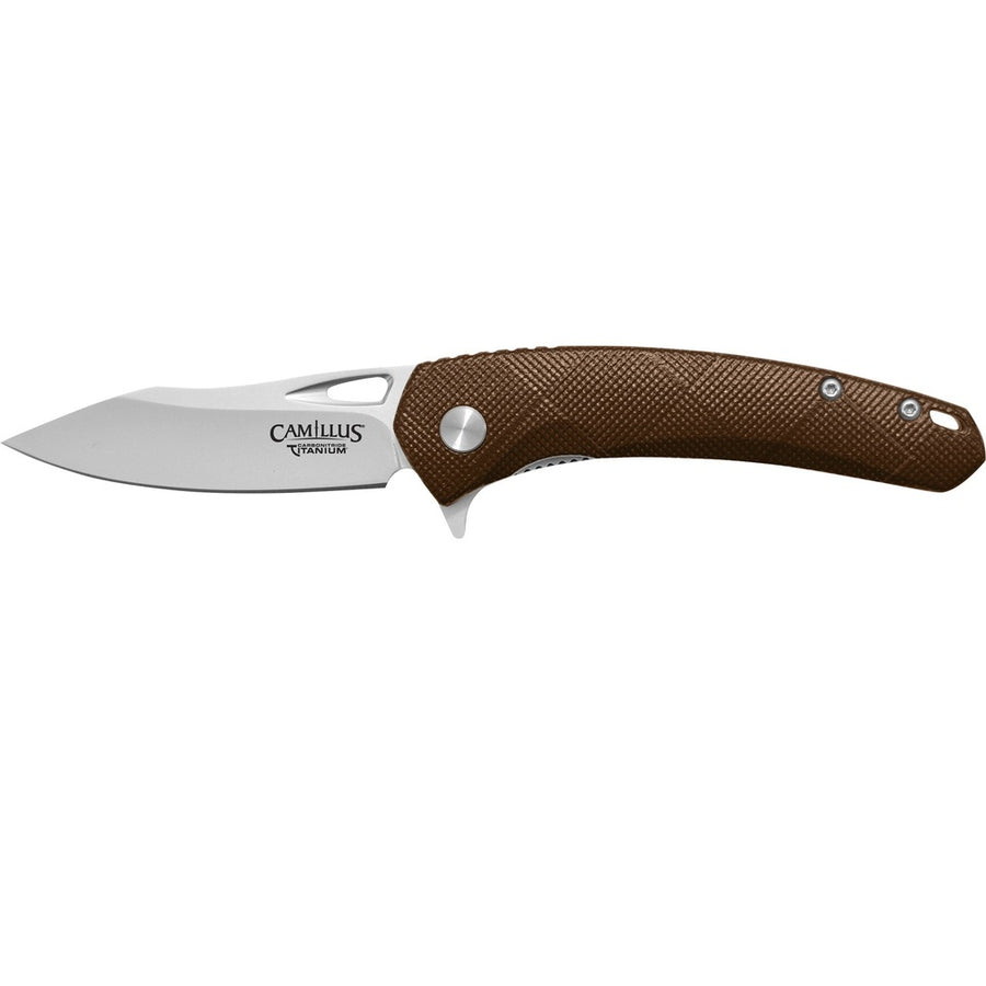 Camillus Blaze Folder 6.75 Inch Folding Knife  Brown