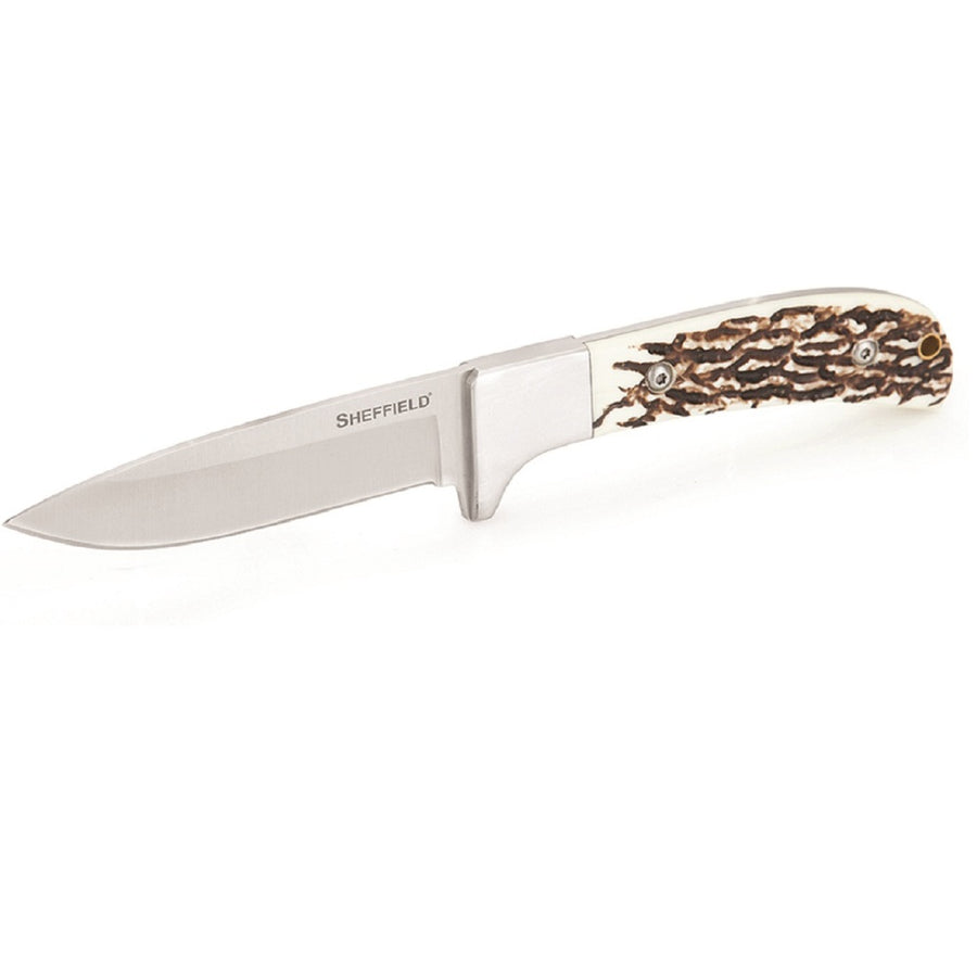 Sheffield Herod Fixed Blade 3.75 In Stag Handle Plain