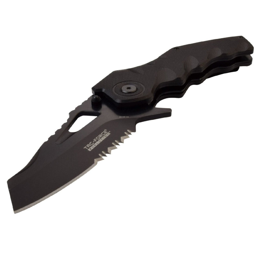Tac-force Tfe-a022s-bk Assisted 3.0 In Blade G-10 Handle