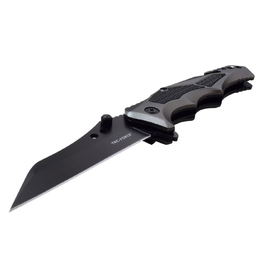 Tac-force Tf-978bgy Assisted 3.5 In Blade Aluminum Handle