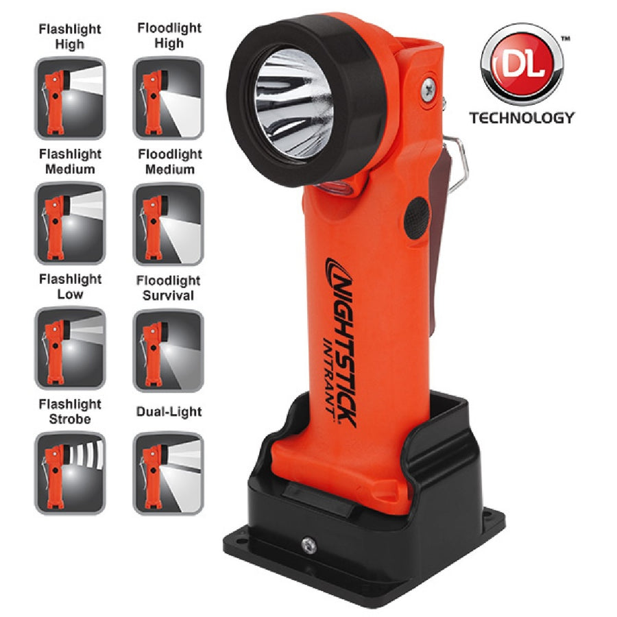 Nightstick Angle Light Rechargeable Red 200 Lumens