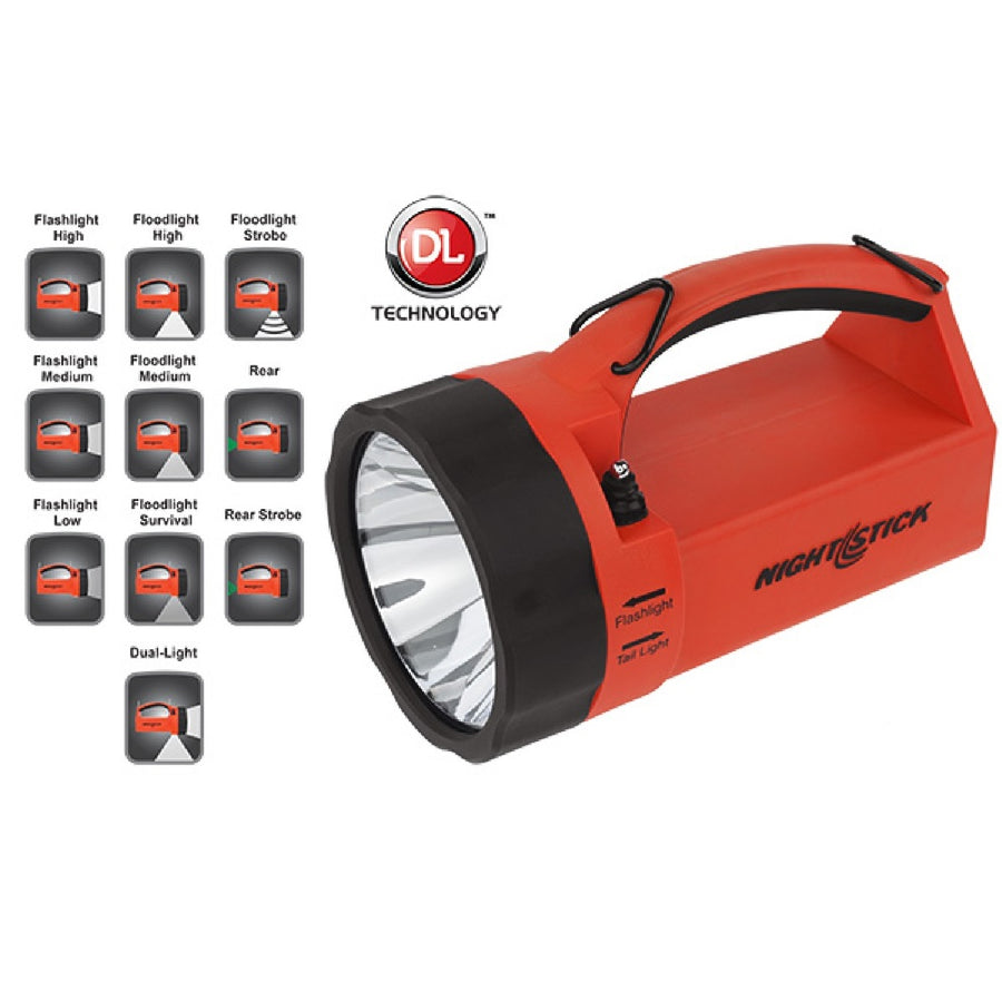 Nightstick Viribus Lantern Rechargeable Red 210 Lumens