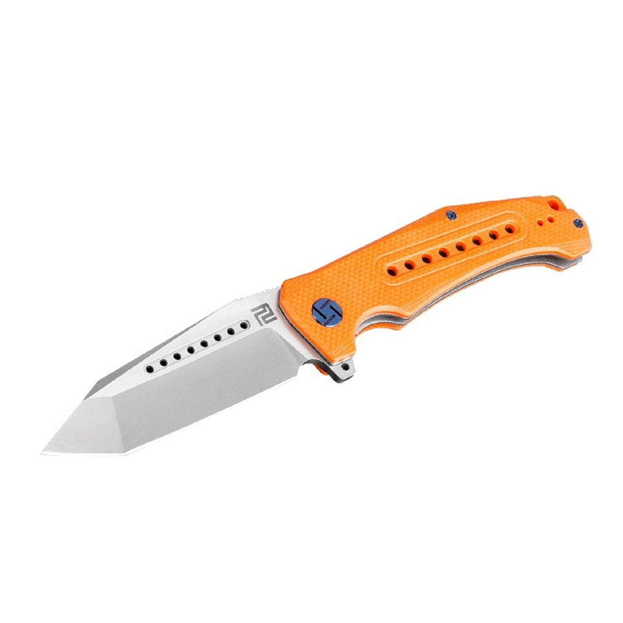 Artisan Jungle Folder 3.94 In D2 Orange G-10 Handle
