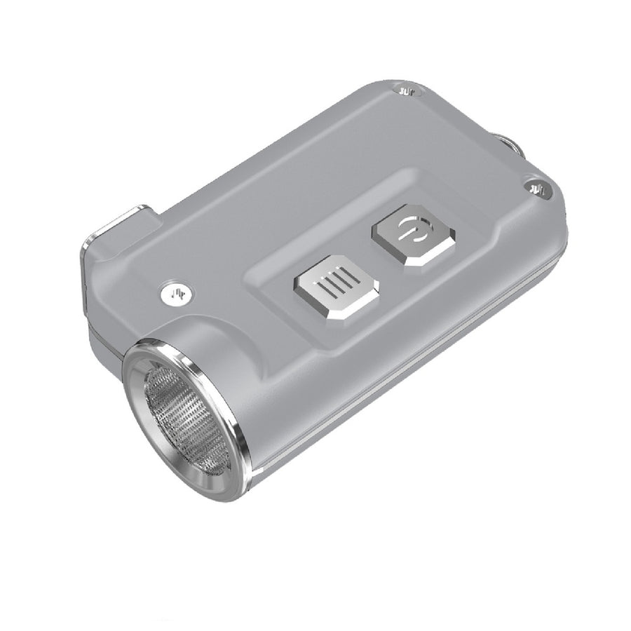 Nitecore Tini 380 Lumen Usb Rchrgbl Led Keychainlight Silver