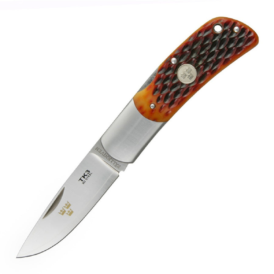 Fallkniven Tk3oakc Folder 2.75 In Blade Ironwood Handle