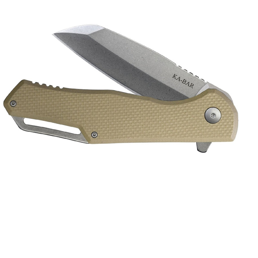 Ka-bar Jarosz Folder Flipper 3.4 In Wharncliffe G-10 Handle