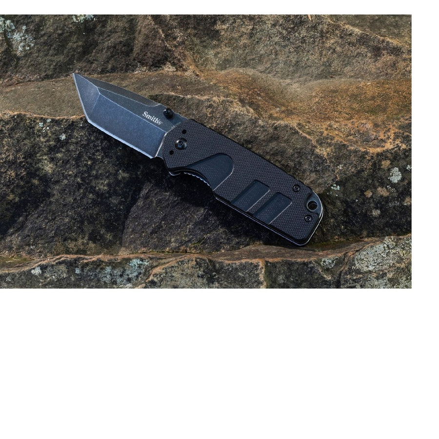 Smith Campaign Folder 2.78 In Black Blade G-10 Handle