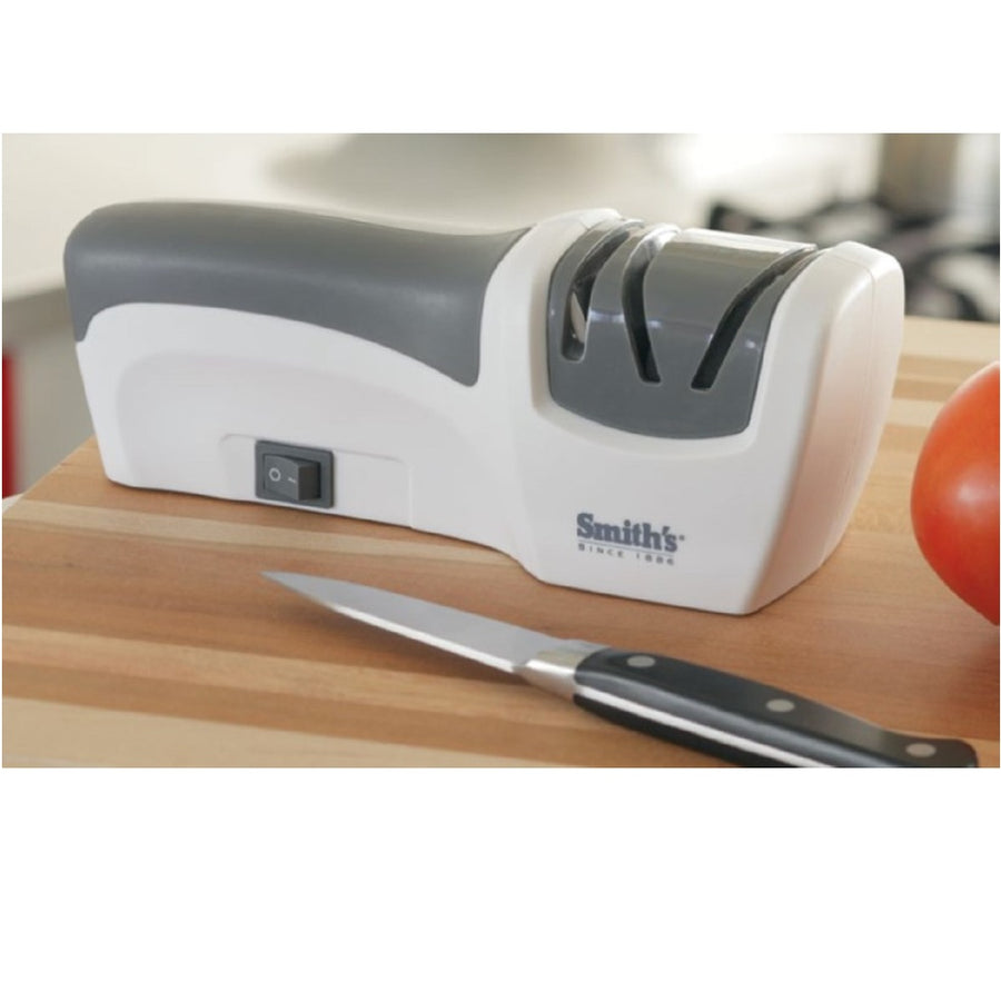 Smith Essentials Compact Electric Knife Sharpener White