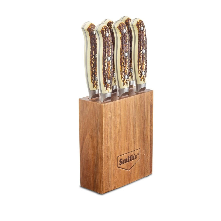 Smiths Cabin And Lodge Cutlery 7-pcs Steak Block Set