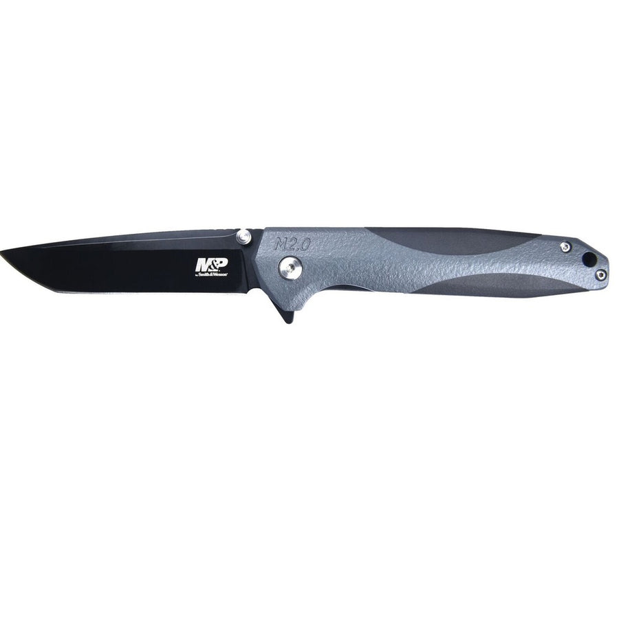 S And W M And P Clip Folder 3.5 In Blade Rubber Handle
