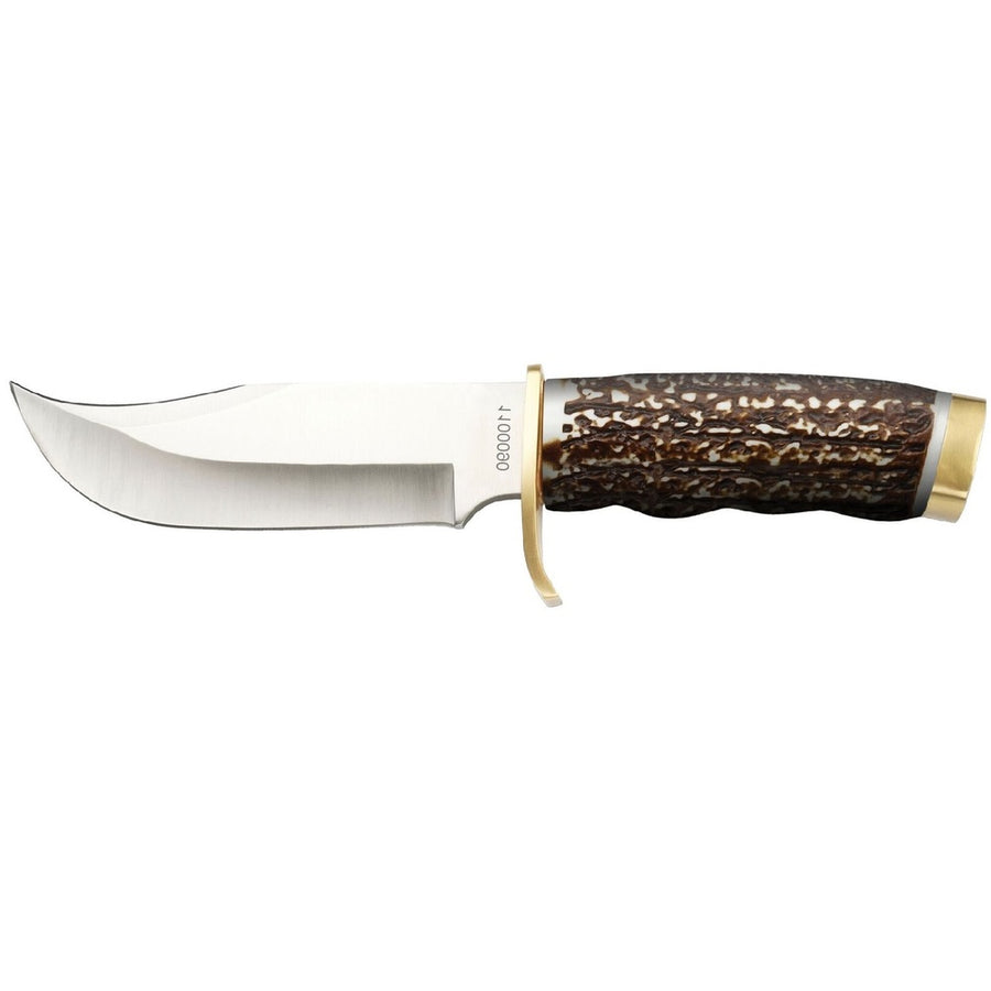 Uncle Henry Fixed Blade 5.5 In Blade Staglon Handle