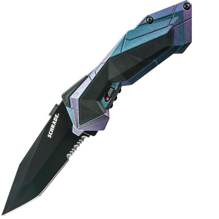 Schrade Scha3cbs Assisted 3 In Blade Chameleon Handle