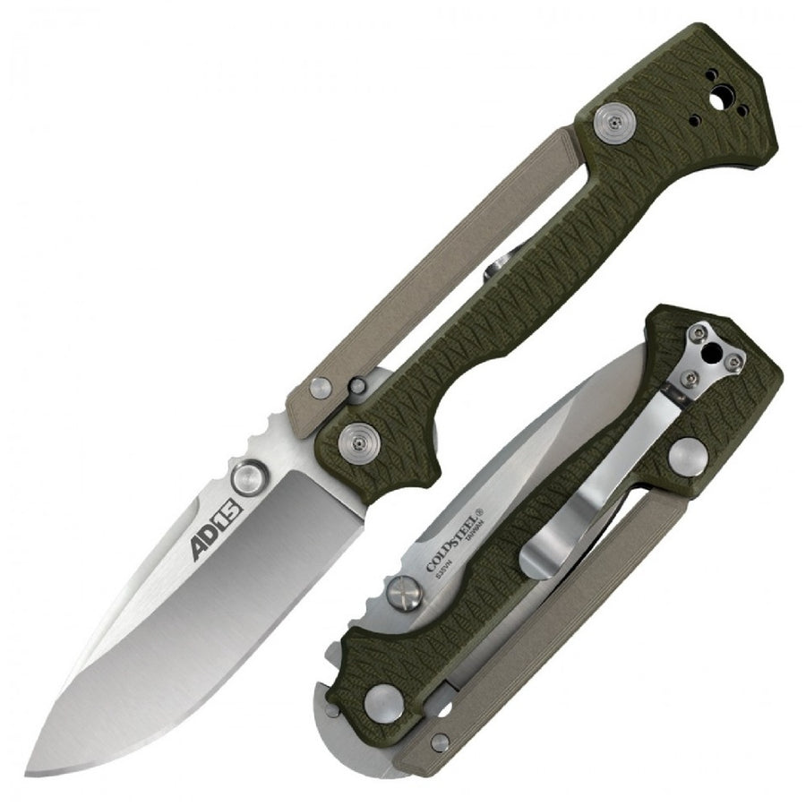 Cold Steel Demko Ad15 Folder 3.5 In Blade Od Green G-10 Hndl