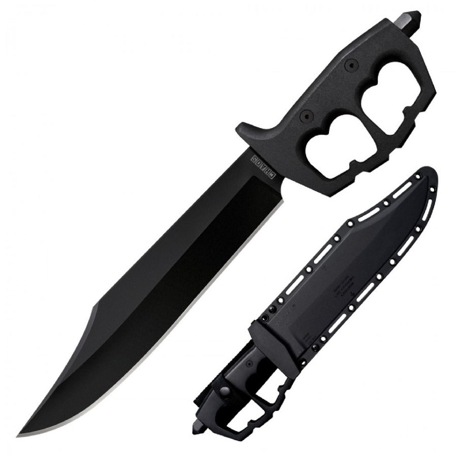 Cold Steel Chaos Bowie Trench Knife 10.5 In Aluminum Handle
