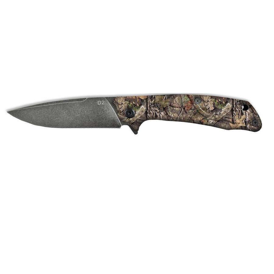 Abkt Elite Scavenger Folder 3.5 In Blade Mossy Oak Handle