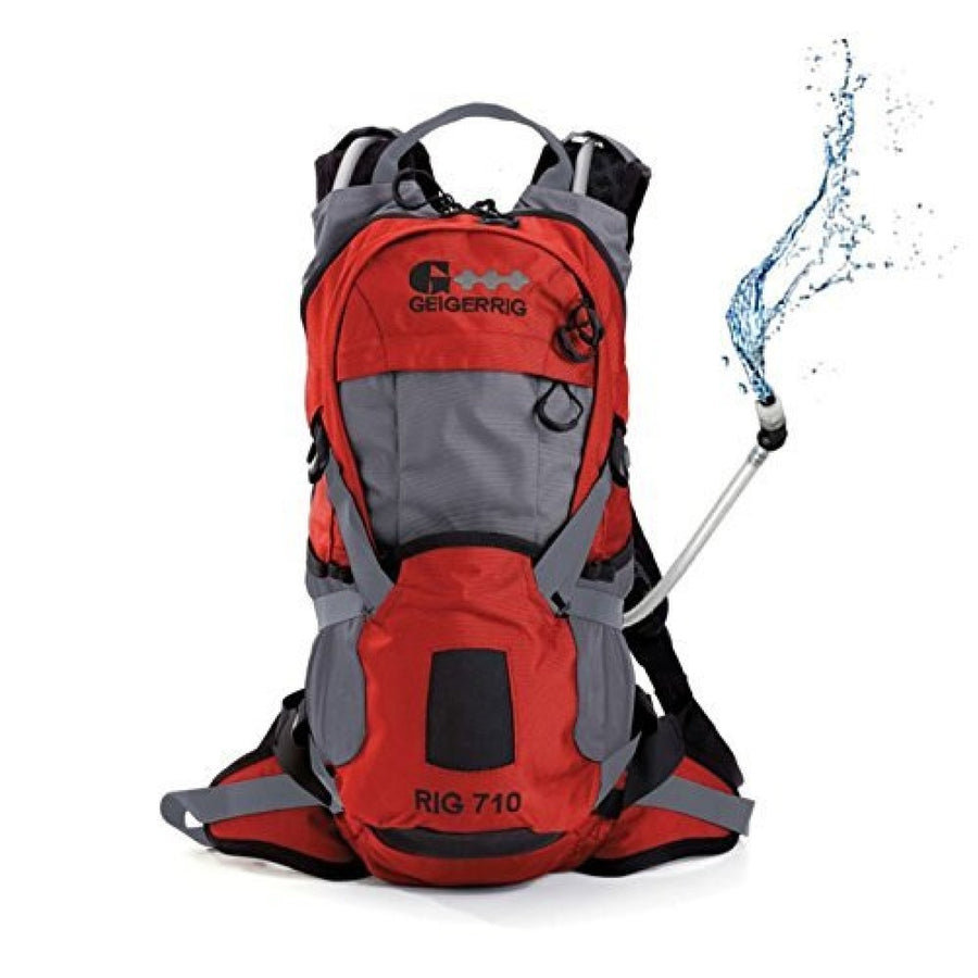 Geigerrig 710 Hydration Pack Orange-gun Metal