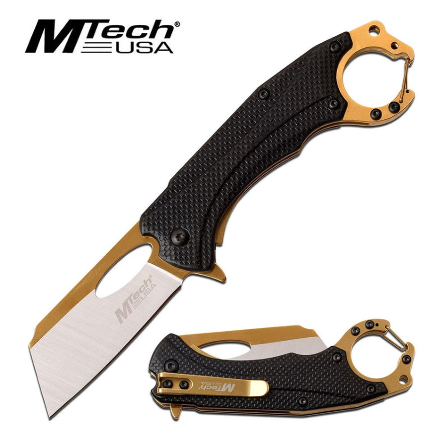 Mtech Assisted 2.5 In Blade Black Aluminum Handle