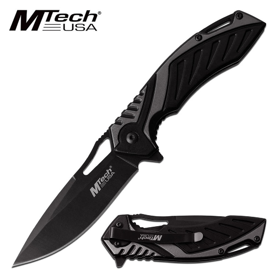 Mtech Assisted 3.6 In Blade Two Tone Aluminum Handle