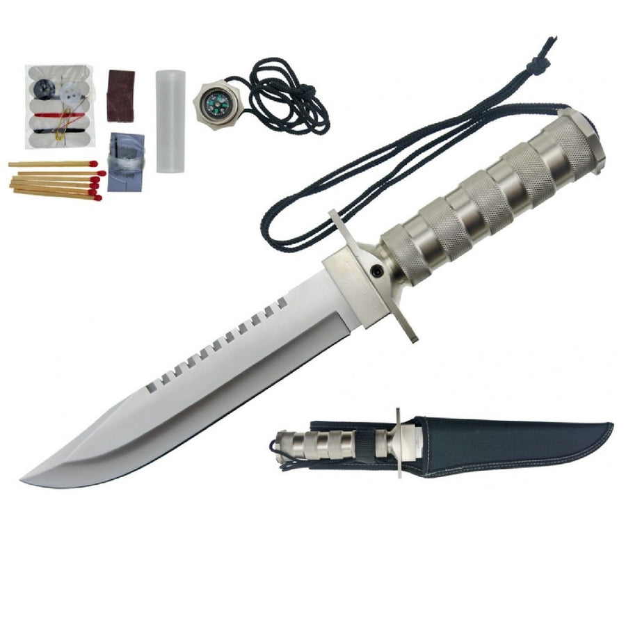 Impulse Product Survival Fixed Blade 7.5 In In Silver Blade